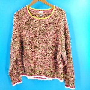 John + Jenn XL crewneck multicolor sweater XL